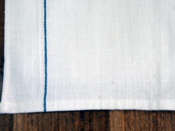 Waiters Serving Cloth with Blue Stripe